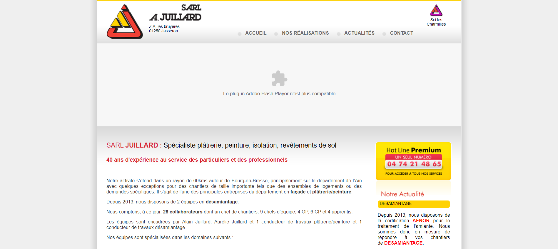  SARL JUILLARD Jean Louis & Fils - Entreprise d’Isolation de Bourg-en-Bresse